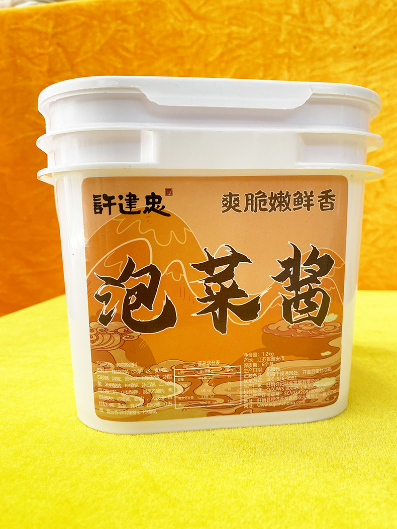 许建忠泡菜酱1.2kg/桶